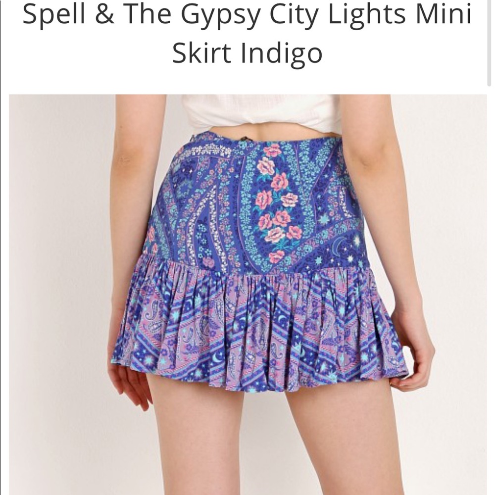 Spell Celestial Mini Skirt - image 1